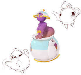 anthro areola beverage big_areola big_breasts bodily_fluids breasts female food genitals lactating nipples purple_body simple_background solo spiral spiral_eyes tea teapot vulva yellow_eyes dibujosv12 nintendo pokemon food_creature generation_8_pokemon ghost pokemon_(species) polteageist spirit 2019 absurd_res digital_media_(artwork) hi_res