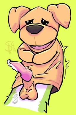 ambiguous_gender ambiguous_penetrating ambiguous_penetration animal_genitalia animal_penis anthro balls black_eyes black_outline bodily_fluids brown_nose button_ears canine_genitalia canine_penis cum cum_on_another cum_on_another's_arm cum_on_arm cum_on_balls cum_on_self disembodied_hand duo fabric fake_penis featureless_hands fisting floppy_ears front_view fur genital_fluids genitals green_background green_body green_fur hand_puppet hands_together hands_touching hunched_over knot logo looking_pleasured male male/ambiguous male_penetrated motion_lines movement moving narrowed_eyes open_mouth orgasm out_of_frame outline penetration penis pink_knot pink_mouth pink_penis plushie plushie-like plushophilia puppet puppeteer saggy_balls seam_(sewing) sheath simple_background size_difference small_sheath solo_focus white_body white_fur yellow_body srirachamander spicykiwifruit kiwano_maxwell lucky_hand_puppet animate_inanimate canid canine canis domestic_dog mammal 2023 absurd_res artist_logo digital_drawing_(artwork) digital_media_(artwork) hi_res shaded signature