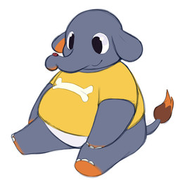 anthro belly big_belly bottomless clothed clothing grey_body hooves male obese obese_anthro obese_male overweight overweight_anthro overweight_male proboscis_(anatomy) shirt shirt_only simple_background sitting smile solo t-shirt t-shirt_only tail three-quarter_view topwear topwear_only trunk_(anatomy) unguligrade white_background yellow_clothing yellow_shirt yellow_t-shirt yellow_topwear smash-chu animal_crossing nintendo dizzy_(animal_crossing) ambient_arthropod ambient_insect ambient_ladybug elephant elephantid mammal proboscidean 2024 digital_drawing_(artwork) digital_media_(artwork) full-length_portrait hi_res portrait