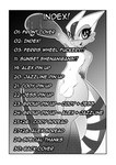 absurd_res alex_the_dilophosaurus anthro balls blush border comic dilophosaurid dilophosaurus dinosaur flaccid foreskin genitals hi_res index male monochrome nude penis reptile scalie screentone solo spikes spikes_(anatomy) stripes taboo_tails_(copyright) text theropod white_border white_crest_(artist)