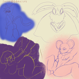 anal anal_penetration anthro arm_pull duo female male male/female male/male penetration sex solo ghoulingscrawl animal_crossing nintendo isabelle_(animal_crossing) raymond_(animal_crossing) canid canine canis domestic_cat domestic_dog felid feline felis mammal mouse murid murine rodent 1:1 absurd_res hi_res multiple_images
