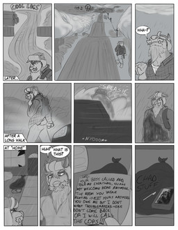 amusement_ride anthro barazoku beard body_hair car clothing dialogue eyewear facial_hair fangs ferris_wheel forest fur glasses hat headgear headwear male muscular muscular_anthro muscular_male mustache outside plant raining sad solo teeth text tree vehicle zordykeaboo home_zomewhere_else chad_harman fred_kent canid canine canis dobermann domestic_dog hybrid mammal mastiff molosser pinscher rottweiler comic english_text hi_res monochrome