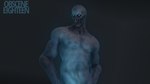 antagonist anthro blue_eyes feminine_pose glowing glowing_eyes male muscular muscular_male nude pecs seductive simple_background smooth_skin solo tasteful_nudity teeth killystein obsceneeighteensfm capcom resident_evil monster regenerator_(resident_evil) undead hi_res