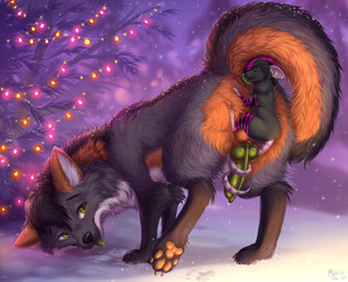 anal animal_genitalia animal_penis anus arm_tuft ass_up blush blush_lines bodily_fluids butt butt_focus butt_grab cheek_tuft cum cum_drip cum_inside cum_on_penis dripping duo ejaculation elbow_tuft facial_tuft feral feral_on_feral feral_penetrated feral_penetrating fluffy fluffy_chest fluffy_hair fluffy_tail genital_fluids genitals golden_paws hair hand_on_butt holidays licking lights male neck_tuft nude oral pawpads paws penetration penis plant rimming saliva saliva_on_anus saliva_on_face sex snow snowing tail tongue tree tuft whiskers mohitopaw christmas fin_the_fox canid canine fox mammal murid murine rat rodent