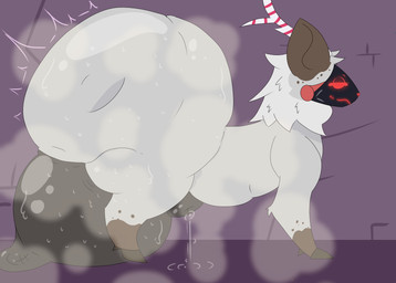 animal_genitalia antlers balls big_balls big_butt big_sheath bodily_fluids butt feral genital_fluids genitals hooves horn huge_balls huge_butt huge_sheath hyper hyper_balls hyper_butt hyper_genitalia hyper_sheath leaking_precum machine male musk musk_cloud musky_balls musky_butt precum sheath solo sweat sweatdrop sweaty_balls sweaty_butt sweaty_genitalia hollowedwood deer mammal new_world_deer protogen reindeer hi_res