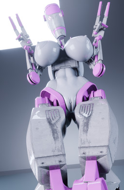 3_fingers breasts female fingers front_view genitals gesture glowing glowing_eyes grey_background grey_body hand_gesture looking_at_viewer looking_down low-angle_view machine nipples not_furry pink_eyes simple_background solo v_sign vulva juanratman pickle_juice_(modeler) star_wars b1_battle_droid battle_droid humanoid robot 3d_(artwork) absurd_res blender_(artwork) digital_media_(artwork) hi_res
