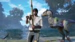 ambiguous_gender beak biped bipedal_feral black_hair claws clothed clothing cuddling day detailed_background digitigrade duo feathered_crest feathered_tail feathers feral finger_claws fishing gloves green_body green_scales hair handwear head_crest larger_feral male male/ambiguous mount/rider_relations needy outside possessive pupils purple_body purple_feathers scales size_difference slit_pupils smothering tail toe_claws yellow_eyes pb472 capcom monster_hunter bird_wyvern fish human mammal marine seikret 16:9 2025 3d_(artwork) 3d_animation animated blender_(artwork) digital_media_(artwork) hi_res huge_filesize long_playtime sound webm widescreen