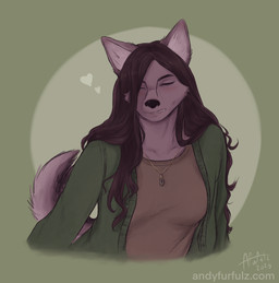 Rating: s
ID: 5725869
Date: 2025-07-22 04:17:19 -0400
Status: active
Score: 17
andyfurfulz anthro blush canid canine canis cardigan cass_(andyfurfulz) dimple domestic_dog english_text female hair heart_symbol hi_res jewelry long_hair mammal necklace nonbinary_(lore) portrait purple_body signature simple_background smile solo spitz text trans_(lore) trans_woman_(lore) url post #5725869