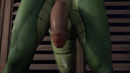 abs anthro athletic athletic_intersex balls big_penis bodily_fluids breast_play breasts flaccid genital_fluids genital_focus genitals glistening glistening_genitalia glistening_penis green_body gynomorph hand_on_own_breast humanoid_genitalia humanoid_penis intersex low-angle_view nipples non-mammal_balls nude penis penis_focus precum precum_string smile swinging_penis tail tail_motion tail_sway larostin vlad-lox_(modeler) blender_eevee carolitta_(slad) reptile scalie snake 16:9 3d_(artwork) 3d_animation animated digital_media_(artwork) hi_res no_sound widescreen