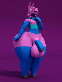 anthro balls big_balls blush femboy genitals huge_balls hyper hyper_genitalia male male_anthro penis pinata purple_background simple_background solo anthroanim epic_games fortnite loot_llama_(fortnite) animate_inanimate camelid living_pinata llama mammal 3:4 3d_(artwork) digital_media_(artwork) hi_res unavailable_at_source