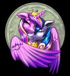 crown duo eyes_closed female feral hair headgear horn hug male multicolored_hair simple_background transparent_background wings harwick friendship_is_magic hasbro my_little_pony mythology princess_cadance_(mlp) shining_armor_(mlp) equid equine mammal mythological_creature mythological_equine unicorn winged_unicorn 2019 alpha_channel hi_res