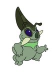 2018 3_fingers 4_legs absurd_res alien ambiguous_gender antennae_(anatomy) axew blue_eyes crossover digital_media_(artwork) dipstick_antennae disney experiment_(lilo_and_stitch) facial_markings fingers flat_colors forehead_markings fur generation_5_pokemon green_body green_fur head_markings hi_res hybrid lilo_and_stitch markings multicolored_antennae nintendo pokemon pokemon_(species) short_tail simple_background smile solo splodyhead tail tombola1993 white_background