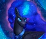 blue_eyes female feral horn magic solo wings rodrigues404 friendship_is_magic hasbro my_little_pony mythology nightmare_moon_(mlp) equid equine mammal mythological_creature mythological_equine winged_unicorn