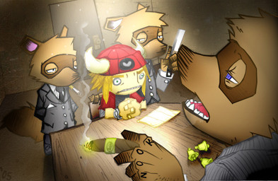 anthro bell blue_eyes cigar cigarette clock clothing detailed_background door furniture group hat headgear headwear horn mafia male male_human open_mouth parody razor_blade smoke smoking table tail toony watch wristwatch ayato animal_crossing nintendo the_godfather timmy_nook tom_nook_(animal_crossing) tommy_nook villager_(animal_crossing) canid canine human mammal raccoon_dog tanuki 2005 meme brother_(lore) brothers_(lore) nephew_(lore) sibling_(lore) twins_(lore) uncle_(lore) uncle_and_nephew_(lore)