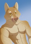 anthro male solo hamapup canid canine canis domestic_dog humanoid mammal absurd_res hi_res