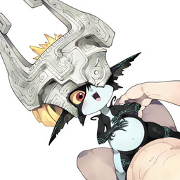 armor blonde_hair blush cowgirl_position duo fangs female female_penetrated from_front_position genitals hair happy happy_sex headgear helmet male male/female male_penetrating male_penetrating_female navel on_bottom on_top open_mouth penetration pregnant red_eyes sex teeth vaginal vaginal_penetration vulva yellow_sclera youjomodoki nintendo the_legend_of_zelda twilight_princess midna human humanoid mammal twili 1:1 absurd_res hi_res