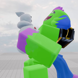 anal animal_genitalia anthro anthro_on_feral bestiality chainsaw duo feral fur genitals green_body green_fur knot male male/male power_tool sex size_difference standing standing_sex tools white_body white_fur anonymous_artist sound_warning nyanwolf roblox gubby_(roblox) kevin_(nyanwolf) domestic_cat felid feline felis gubby_(species) lagomorph leporid mammal rabbit animated short_playtime sound webm