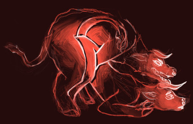anthro doggystyle dominant dominant_male female from_behind_position hooves horn male male/female sex scare_cow bev_(scare_cow) lavish_(scare_cow) bovid bovine cattle mammal hi_res