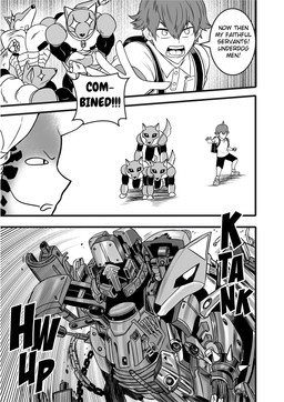 anthro evolved_raptora fancomic fight imminent_death monster_girl_(genre) off-model pose stacking underdog_men one-punch_man one_(manga) raptora animal_humanoid canid canine canis dobermann domestic_dog humanoid lizard_humanoid mammal monster pinscher reptile reptile_humanoid robot_anthro scalie scalie_humanoid hi_res