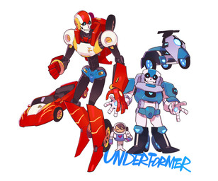 blue_eyes bone clothed clothing group heart_symbol machine male not_furry open_mouth simple_background skeleton smile standing teeth text white_background blackggggum hasbro takara_tomy transformers undertale undertale_(series) frisk_(undertale) papyrus_(undertale) sans_(undertale) animated_skeleton cybertronian human humanoid living_machine mammal robot undead crossover digital_media_(artwork) english_text hi_res