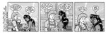 angry anthro apron clothing dialogue duo female freckled_face freckles fur hair long_hair male shopping text style_wager brave_new_world_(style_wager) siam_(mbr) domestic_cat felid feline felis human mammal siamese comic english_text monochrome