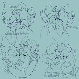 age_difference anthro big_breasts biped bodily_fluids breasts clothed clothing drooling duo female female_anthro french_kissing fur hair huge_breasts kissing male male/female male_anthro open_mouth saliva saliva_string simple_background smile text tongue tongue_out white_body venuscava nintendo pokemon maliqeth_apocrypha roux_apocrypha canid canine generation_6_pokemon mammal mega_absol mega_evolution pokemon_(species) 1:1 absurd_res digital_media_(artwork) english_text hi_res monochrome sketch incest_(lore) mother_(lore) mother_and_child_(lore) mother_and_son_(lore) parent_(lore) parent_and_child_(lore) parent_and_son_(lore) son_(lore)