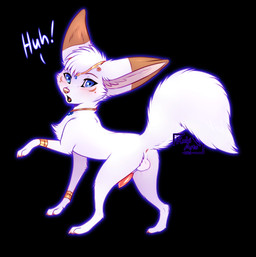 anus balls butt claws erection feet feral fur genitals hair looking_at_viewer male penis rear_view simple_background solo standing tail teeth toes rukifox louis_(rukifox) canid canine fennec_fox fox mammal true_fox 2026 digital_drawing_(artwork) digital_media_(artwork)