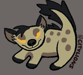 alternate_universe character_swap cityllons female feral fur markings spots spotted_body spotted_fur style_emulation tan_body tan_fur disney the_lion_king shenzi_(the_lion_king) hyena mammal low_res signature