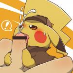 1:1 anthro balls blush bodily_fluids brown_eyes censor_bar censored close-up clothed clothing cum cum_on_face cum_on_penis cumshot deerstalker_hat detective detective_pikachu detective_pikachu_(video_game) duo ejaculation erection exclamation_point fangs fellatio foreskin generation_1_pokemon genital_fluids genitals half-closed_eyes hat headgear headwear human human_on_anthro humanoid_genitalia humanoid_penis ineffective_censorship interspecies licking long_ears lying male male/male mammal mostly_nude narrowed_eyes nintendo nude on_back open_mouth oral orgasm penile penis penis_worship pikachu pisho pokemon pokemon_(species) pokephilia rodent saliva sex sharp_teeth shirt solo_focus sweat teeth tongue tongue_out topwear