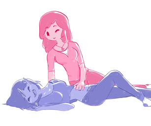 candy dessert duo female female/female food food_hair humanoid_pointy_ears laugh midriff not_furry on_ground pointy_ears pseudo_hair romantic romantic_couple tickling hugglefish adventure_time cartoon_network marceline_abadeer princess_bubblegum candy_humanoid candy_people_(at) food_creature food_humanoid humanoid living_candy vampire 2017 6:5
