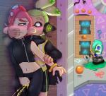 blush bodily_fluids clothed clothing crossed_legs duo embarrassed fully_clothed genital_fluids green_hair hair holding_crotch male male_peeing omorashi peeing pink_hair pseudo_hair public stealth_peeing stealth_wetting tentacle_hair tentacles urine urine_through_clothing wetting s3aparty nintendo splatoon agent_3_(splatoon) agent_8_(splatoon) animal_humanoid cephalopod cephalopod_humanoid humanoid inkling marine marine_humanoid mollusk mollusk_humanoid octarian octoling octotrooper sanitized_octarian waddling_head 2018 digital_media_(artwork) hi_res