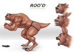 anthro black_nose body_hair butt claws clothed clothing clothing_aside demi_transformation ear_transformation eyes_closed facial_hair flip_flops footwear growth jockstrap jockstrap_aside jockstrap_only male mid_transformation muscular muscular_male mustache product_placement sandals shaved_head shoes simple_background snout snout_growth solo tail tail_growth tattoo topless transformation underwear underwear_aside underwear_only awarebear humanoid kangaroo macropod mammal marsupial hi_res