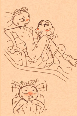 anthro blush convenient_censorship duo eyewear feet female looking_pleasured male membrane_(anatomy) mostly_nude nub_tail selective_coloring sunglasses toes tongue tongue_out webbed_feet cupcakes-nsfw glitch_productions the_amazing_digital_circus jax_(tadc) ribbit_(tadc) amphibian frog lagomorph leporid mammal rabbit monochrome spot_color