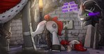 after_sex anus ass_up balls bdsm blush bodily_fluids bondage bound butt chain chained chained_to_wall collar cuff_(restraint) cum cum_in_ass cum_in_hair cum_in_mouth cum_inside cum_on_penis cutie_mark dialogue dungeon duo erection eye_roll feral fucked_silly genital_fluids genital_piercing genitals hair horn looking_pleasured male male/male open_mouth penis penis_piercing petplay piercing restraints roleplay sex_dungeon sex_slave slave smile spread_legs spreader_bar spreading submissive tail tail_tied torch the-wag friendship_is_magic hasbro my_little_pony mythology king_sombra_(mlp) equid equine horse mammal mythological_creature mythological_equine pony unicorn absurd_res digital_drawing_(artwork) digital_media_(artwork) hi_res