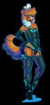 anthro biped clothed clothing crossdressing eyewear femboy footwear garter_straps glasses high_heels legwear male panties shoes simple_background solo stockings underwear birdscribbles maly_paczek canid canine canis domestic_dog mammal alpha_channel hi_res