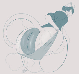 anthro anus bent_over big_anus big_butt bodily_fluids butt clothed clothing ear_piercing femboy huge_anus huge_butt hyper hyper_anus hyper_butt looking_at_viewer looking_back looking_back_at_viewer male mask medical_instrument musk panties panties_down partially_clothed piercing presenting presenting_anus presenting_hindquarters puffy_anus scientific_instrument solo surgical_mask sweat sweaty_butt underwear underwear_down brick_break_after_dark domestic_cat felid feline felis mammal hi_res