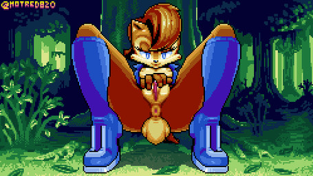 anthro anus arm_support bedroom_eyes biped blue_boots blue_clothing blue_eyes blue_footwear blue_jacket blue_topwear blue_vest boots boots_only bottomless bottomless_anthro bottomless_female breasts brown_body brown_fur butt clitoral clitoral_masturbation clitoral_rubbing clitoris clothed clothing crouching female footwear footwear_only fur genitals grass hair half-closed_eyes jacket jacket_only jacket_vest looking_at_viewer masturbation mostly_nude narrowed_eyes navel nipples open_clothing open_jacket open_topwear open_vest plant plantigrade presenting presenting_anus presenting_vulva raised_heel red_hair seductive shoes simple_background smile smiling_at_viewer solo spread_legs spreading topwear topwear_only tree vaginal vaginal_masturbation vest vest_only vulva rockthebull archie_comics sega sonic_the_hedgehog_(archie) sonic_the_hedgehog_(comics) sonic_the_hedgehog_(series) sally_acorn chipmunk ground_squirrel mammal rodent sciurid 2016 animated digital_media_(artwork) loop low_res pixel_(artwork) pixel_animation