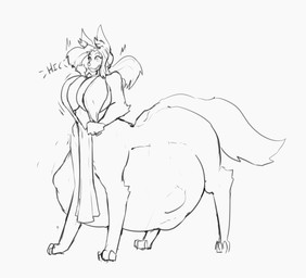 after_vore belly big_belly breasts female female_pred group huge_belly overweight simple_background vore white_background verdazin canid canid_taur canine canine_taur fox fox_taur mammal mammal_taur taur 2019 hi_res monochrome
