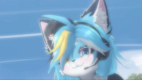 4_toes anthro anti-air blue_body blue_fur blue_hair feet female flakpanzer_341 fur hair low-angle_view pawpads paws solo tank_(vehicle) toes vehicle nrpwccold221 icecat77_(character) domestic_cat felid feline felis mammal 16:9 4k absurd_res animated hi_res long_playtime sound video widescreen