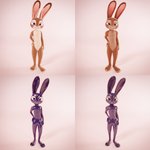 1:1 3d_(artwork) anthro digital_media_(artwork) disney hi_res hunter hunter_(rubber) lagomorph latex leporid male mammal rabbit rubber_(artist) solo widescreen zootopia