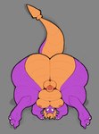anthro anthrofied balls belly big_butt bubble_butt butt claws digitigrade femboy flaccid genitals glans grey_background hair horn huge_butt huge_thighs humanoid_genitalia humanoid_penis looking_at_viewer lying male moobs nipples non-mammal_balls non-mammal_nipples nude on_back overweight overweight_anthro overweight_male penis presenting presenting_hindquarters scales shadow simple_background solo spread_legs spreading teeth thick_thighs upside_down urethra wide_hips iaredumbo activision european_mythology mythology spyro_the_dragon spyro dragon mythological_creature mythological_scalie scalie western_dragon 2025 hi_res