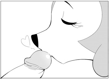 anthro close-up disembodied_penis duo erection fellatio female genitals glans_play heart_symbol humanoid_genitalia humanoid_penis kissing kissing_penis_tip lips male male/female oral penile penis penis_kissing penis_on_lips sex side_view conditional_dnp exed_eyes kimba_the_white_lion osamu_tezuka kitty_(kimba) felid lion mammal pantherine 2015 black_and_white monochrome