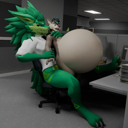 anal anal_penetration anthro belly big_belly big_penis bodily_fluids clothed clothing cock_warmer cum cum_inflation cum_inside dominant dominant_male duo erection fur furniture genital_fluids genitals hair huge_belly hyper hyper_belly inflation larger_dom larger_male living_condom male male/male male_penetrated male_penetrating male_penetrating_male nightbeast nude office penetration penile penile_penetration penis penis_clothing sex size_difference smaller_penetrated smile submissive submissive_male table tail topwear illum_but_dark mythology goblin_booger_snort illum canid canine canis dragon furred_dragon furred_scalie mammal mythological_creature mythological_scalie scalie wolf 1:1 3d_(artwork) absurd_res digital_media_(artwork) hi_res