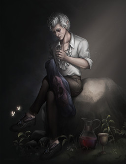 ambiguous_feral ambiguous_gender bent_arm bent_legs black_clothing bottomwear brown_bottomwear brown_clothing brown_footwear brown_lips brown_pants brown_shoes clothed clothed_humanoid clothed_male clothing container crossed_legs cup drinking_glass eyebrows eyelashes feral fern flower footwear fully_clothed fully_clothed_humanoid fully_clothed_male glass glass_container glass_cup grass grey_eyebrows grey_hair group hair holding_sewing_needle insect_wings jug larger_humanoid larger_male lepidopteran_wings light lips male male_humanoid mouth_closed not_furry on_rock pants plant red_eyes rock sewing shirt shoes short_hair simple_background sitting sitting_on_rock size_difference smaller_ambiguous smaller_feral sunlight tan_body tan_skin topwear trio white_clothing white_flower white_shirt white_topwear white_wings wine_glass wings marie_gelebart baldur's_gate baldur's_gate_3 larian_studios astarion_(baldur's_gate) arthropod butterfly elf humanoid hybrid insect lepidopteran vampire 2024 absurd_res adobe_photoshop_(artwork) colored digital_drawing_(artwork) digital_media_(artwork) english_description hi_res lighting shaded