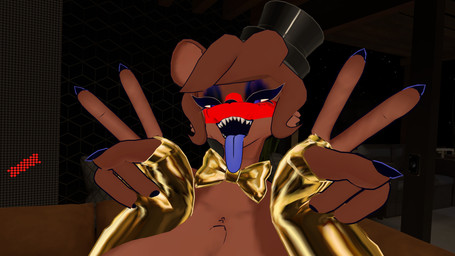 anthro female solo five_nights_at_freddy's fredina's_nightclub scottgames freddy_(fnaf) frenni_(cryptiacurves) bear mammal 16:9 4k absurd_res hi_res widescreen