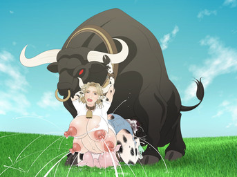 4_breasts alpha_male animal_ears animal_genitalia animal_penis areola arms_tied balls belly bestiality big_areola big_belly big_breasts big_butt black_body black_fur bloated blonde_hair blue_eyes blue_sky bodily_fluids bodysuit bottomwear bound bovid_horn bovine_genitalia bovine_horn bovine_penis breast_expansion breasts butt clothing cloud cow_ears cow_horn cowbell cum curly_hair duo ejaculation excessive_cum excessive_genital_fluids expansion exposed_breasts facial_piercing female female_penetrated feral field forced forced_transformation from_behind_position fur genital_fluids genitals grass grass_field growth hair hard_nipples hooves horn huge_breasts huge_butt human_to_anthro interspecies lactating larger_male legwear male male/female male_feral male_penetrating male_penetrating_female milk multi_breast navel nose_piercing nose_ring panties pants pantyhose penetration penile penile_penetration penis penis_in_vagina piercing plant pregnant pregnant_female pregnant_sex projectile_lactation rape ring_piercing sex shirt simple_background size_difference skinsuit sky species_transformation t-shirt teat_growth teats teats_in_panties teats_on_ground thick_thighs tight_clothing topwear torn_bottomwear torn_clothing torn_legwear torn_pants torn_pantyhose torn_shirt torn_topwear transformation transformation_through_sex udder_growth udder_lactation udders underwear vaginal vaginal_penetration what what_has_science_done where_is_your_god_now white_body white_fur white_skin tittydispenser animal_humanoid bovid bovid_humanoid bovine bovine_humanoid cattle human humanoid hybrid mammal mammal_humanoid hi_res