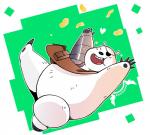 anthro belly blush eye_patch eyewear fur male overweight overweight_anthro overweight_male solo white_body white_fur digitslayer cartoon_network mao_mao:_heroes_of_pure_heart bearclops_(mao_mao) bear mammal polar_bear ursine 2019 hi_res