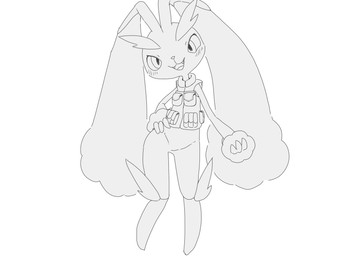 3_fingers :3 ambiguous_gender anthro blush blush_lines bottomless clothed clothing cute_fangs fangs fingers head_tilt looking_at_viewer open_mouth open_smile simple_background smile solo standing teeth topwear topwear_only vest vest_only hurai_of_kaki nintendo pokemon generation_4_pokemon lopunny pokemon_(species) 2024 absurd_res digital_media_(artwork) greyscale hi_res monochrome