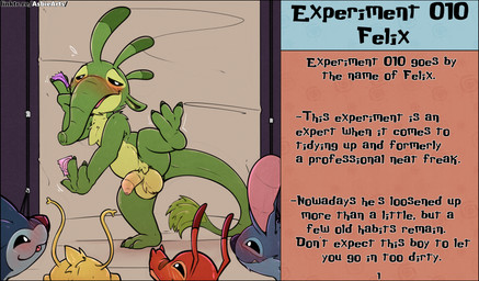 3_toes 4_fingers antennae_(anatomy) balls black_eyes blue_body blue_fur blue_nose blush blush_lines chest_tuft claws condom dipstick_antennae feet fingers foot_focus foreskin forked_antennae fur genitals green_balls green_body green_claws green_fur group head_tuft humanoid_genitalia humanoid_penis looking_at_another male multicolored_antennae notched_ear on_one_leg open_mouth penis presenting presenting_penis proboscis_(anatomy) red_body red_nose seductive sexual_barrier_device showcase solo_focus standing text toe_claws toes tongue tongue_out trunk_(anatomy) tuft yellow_body yellow_fur asbel_lhant conditional_dnp disney lilo_and_stitch felix_(lilo_and_stitch) melty_(lilo_and_stitch) sparky_(lilo_and_stitch) spike_(lilo_and_stitch) stitch_(lilo_and_stitch) alien experiment_(lilo_and_stitch) 2025 absurd_res digital_drawing_(artwork) digital_media_(artwork) english_description english_text hi_res url