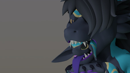 anthro arm_markings black_body black_claws black_fur black_hair blep blue_body blue_fur claws crossed_hands duo ear_markings facial_markings female female/female floppy_ears folded_ears forehead_markings fur hair hair_over_eye hands_on_chin head_markings in_mouth in_throat looking_at_another looking_at_pred looking_at_prey markings no_sclera open_mouth pawpads pink_tongue purple_pawpads purple_tongue size_difference tongue tongue_out vore willing_prey yellow_eyes yellow_markings k'braid nicoreda_(modeler) mythology eili_(k'braid) sevan_(k'braid) avali dergodal dragon furred_dragon furred_scalie mythological_creature mythological_scalie scalie 16:9 3d_(artwork) blender_(artwork) blender_cycles_(artwork) digital_media_(artwork) hi_res widescreen trans_(lore) trans_woman_(lore)
